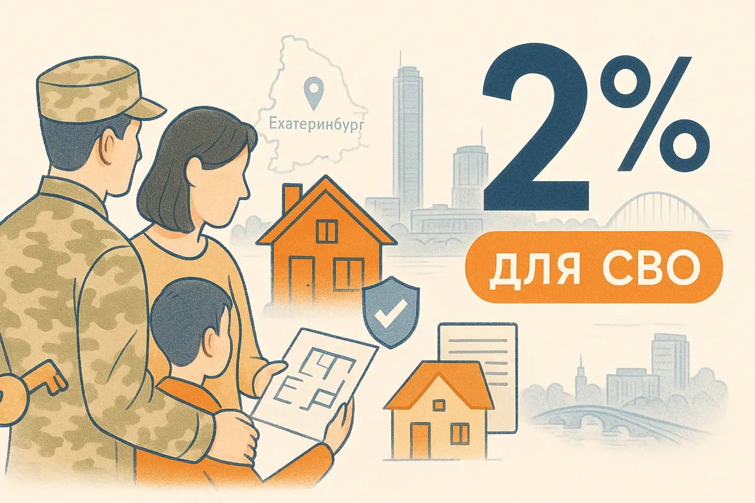 Ипотека 2% для СВО в Екатеринбурге: что реально работает